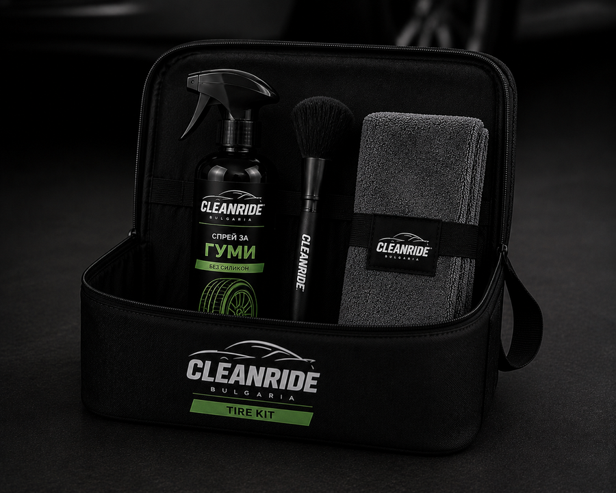 CleanRide Комплект за почистване на гуми